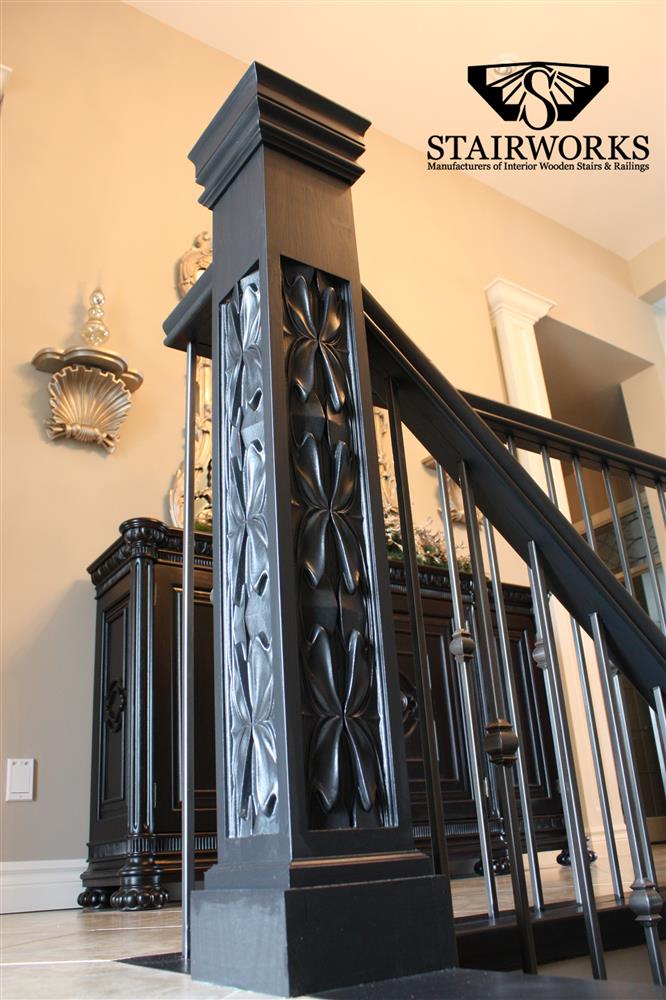Papillon Newel Post