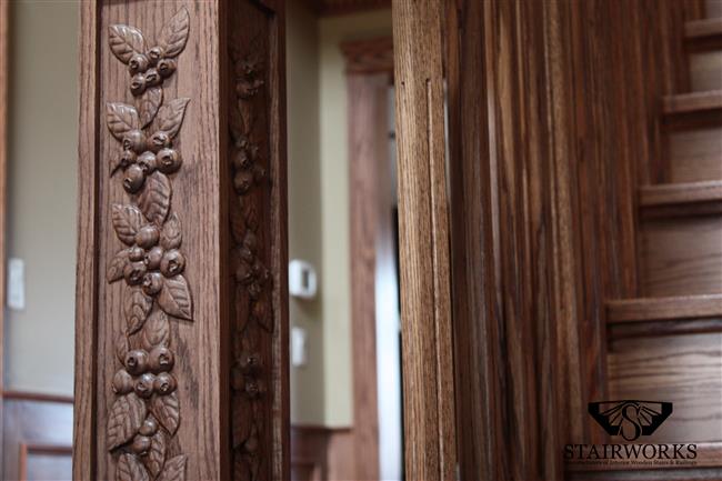 Blueberry Newel Post_W_Hampton 1 Baluster