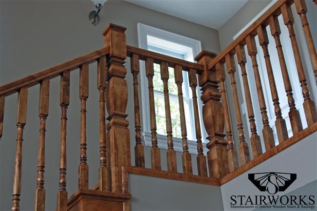 Tuxedo Newel Post_W_Heritage Balusters15