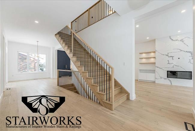 Waterfall Railing W/Cottage Small Handrail & Price Balusters