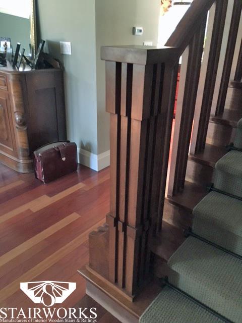 Custom_Fluted_Newel_Post_STW1