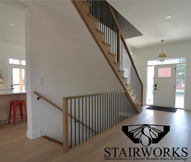 Waterfall Railing W/Cottage Small Handrail & Price Balusters